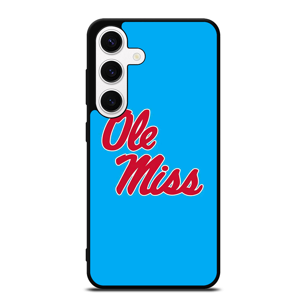 OLE MISS UNIVERSITY FOOTBALL LOGO Samsung Galaxy S24 Case Cover