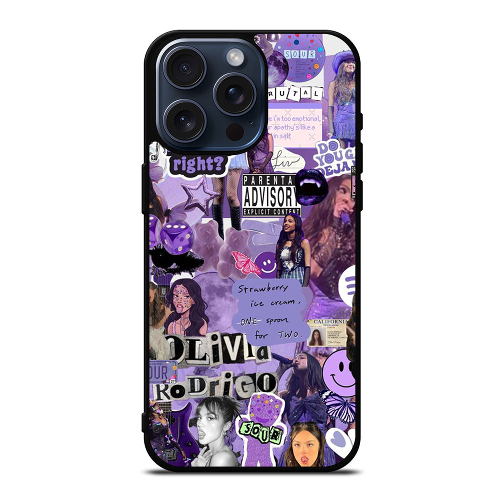 OLIVIA RODRIGO COLLAGE iPhone 15 Pro Max Case Cover
