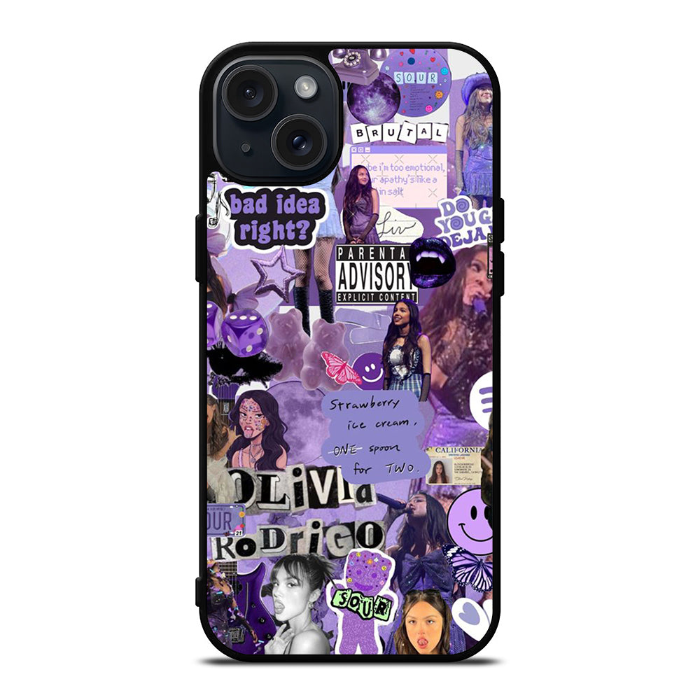 OLIVIA RODRIGO COLLAGE iPhone 15 Plus Case Cover