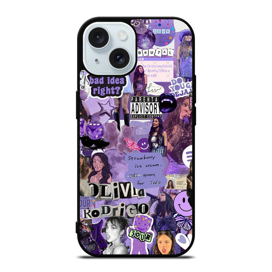 OLIVIA RODRIGO COLLAGE iPhone 15 Case Cover