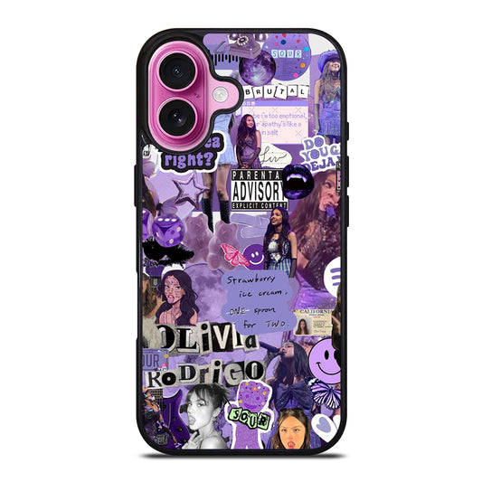 OLIVIA RODRIGO COLLAGE iPhone 16 Plus Case Cover