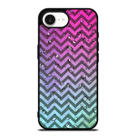 OMBRE PASTEL CHEVRON 4 iPhone 16e Case Cover