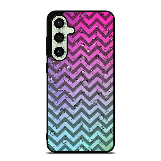 OMBRE PASTEL CHEVRON 4 Samsung Galaxy S24 FE Case Cover