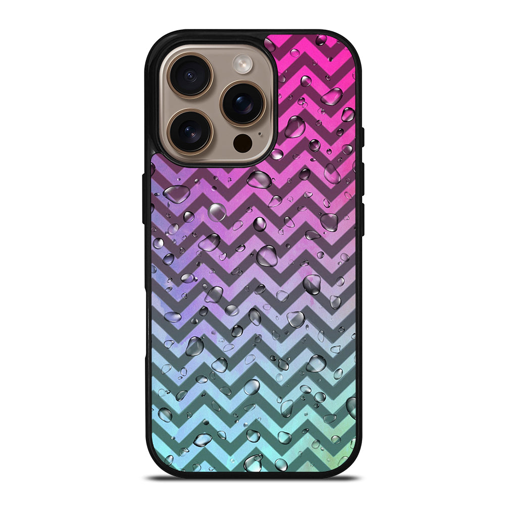 OMBRE PASTEL CHEVRON 4 iPhone 16 Pro Case Cover