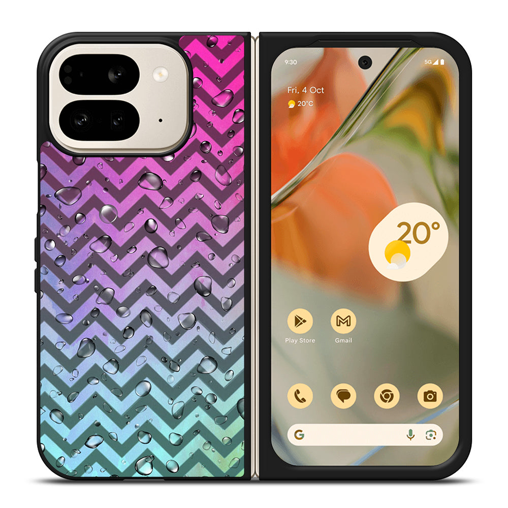 OMBRE PASTEL CHEVRON 4 Google Pixel 9 Pro Fold Case Cover