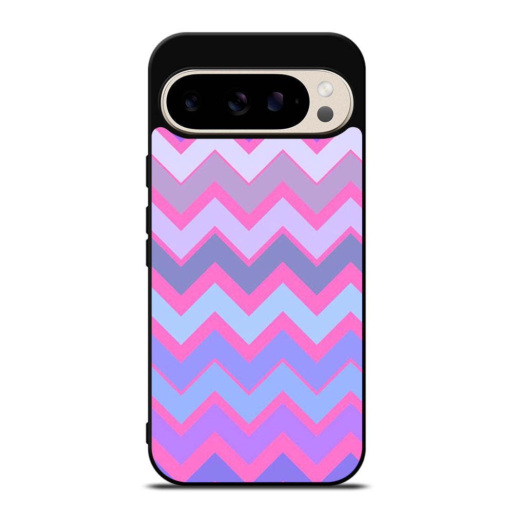 OMBRE PASTEL CHEVRON 5 Google Pixel 9 Pro Case Cover