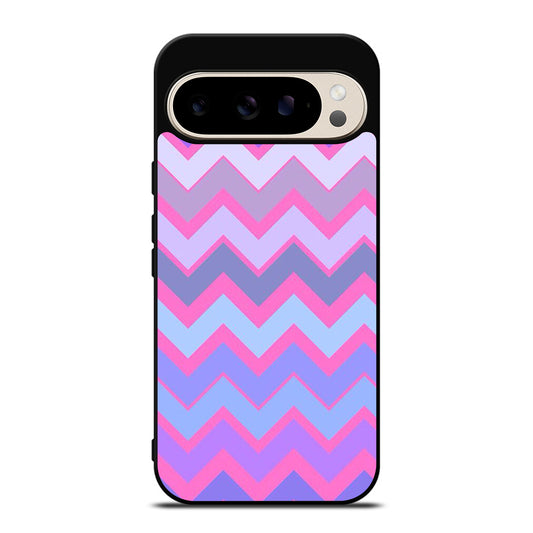 OMBRE PASTEL CHEVRON 5 Google Pixel 9 Pro Case Cover