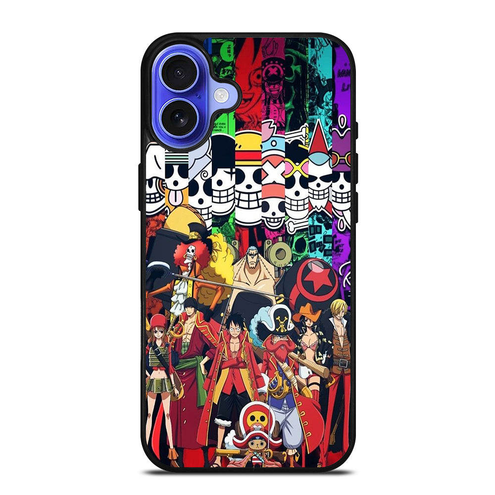 ONE PIECE CHARACTER LOGO 2 iPhone 16 Case Cover