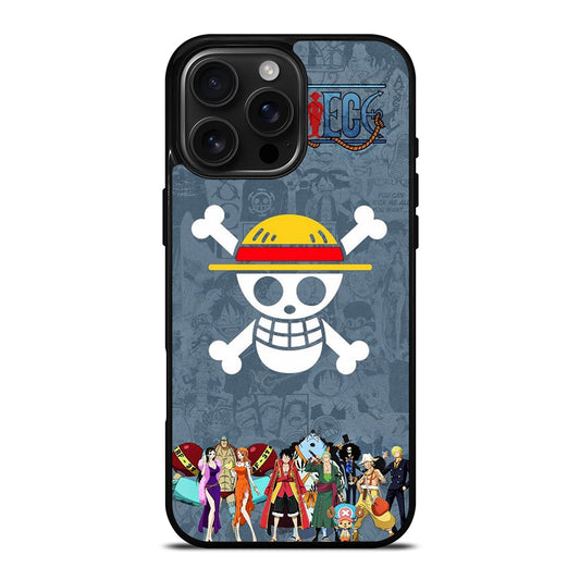 ONE PIECE CHARACTER LOGO 3 iPhone 16 Pro Max Case Cover