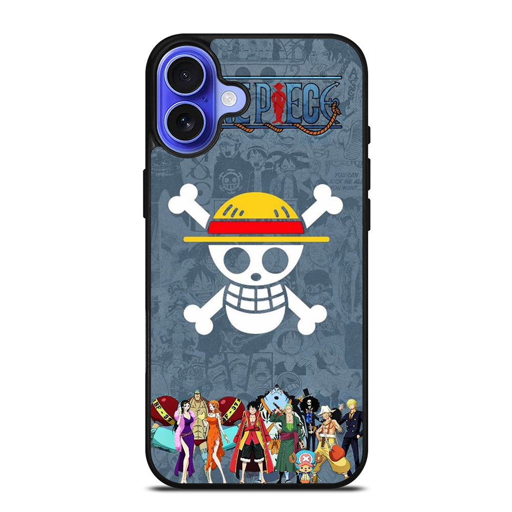 ONE PIECE CHARACTER LOGO 3 iPhone 16 Case Cover