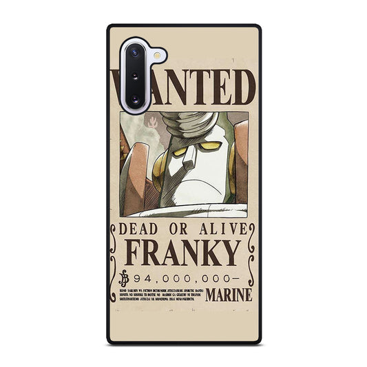 ONE PIECE FRANKY WANTED Samsung Galaxy Note 10 Case Cover