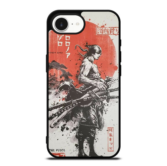 ONE PIECE ZORO ART ANIME iPhone 16e Case Cover