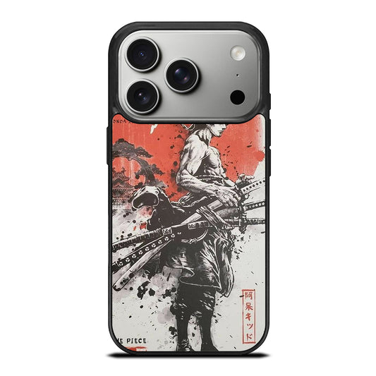 ONE PIECE ZORO ART ANIME iPhone 17 Pro Case Cover