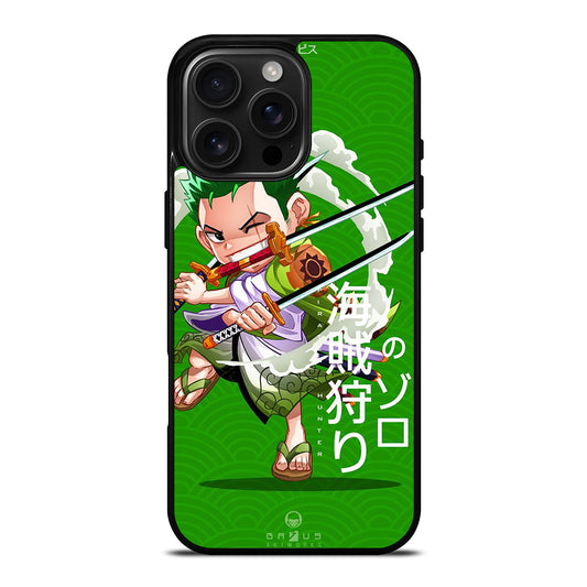 ONE PIECE ZORO CHIBI iPhone 16 Pro Max Case Cover