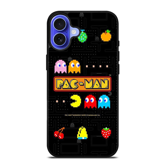 PAC MAN GAME RETRO iPhone 16 Case Cover