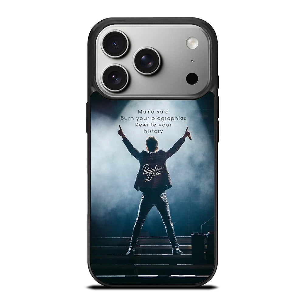PANIC AT THE DISCO QUOTE iPhone 17 Pro Case Cover