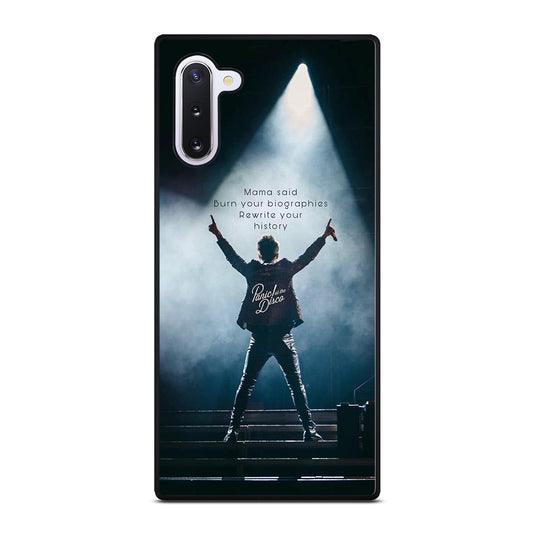 PANIC AT THE DISCO QUOTE Samsung Galaxy Note 10 Case Cover