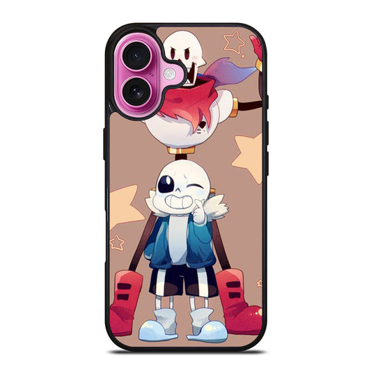 PAPYRUS AND SANS UNDERTALE 2 iPhone 16 Plus Case Cover