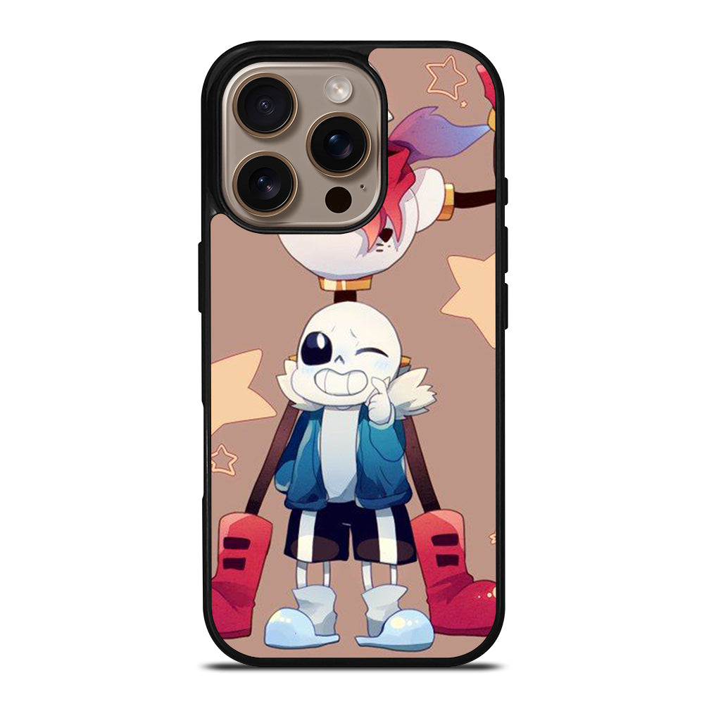 PAPYRUS AND SANS UNDERTALE 2 iPhone 16 Pro Case Cover