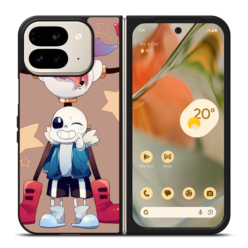 PAPYRUS AND SANS UNDERTALE 2 Google Pixel 9 Pro Fold Case Cover