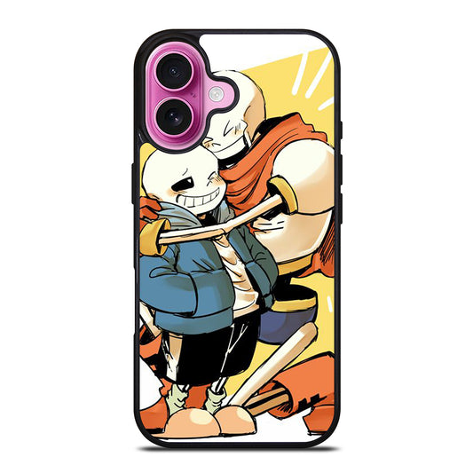 PAPYRUS AND SANS UNDERTALE 3 iPhone 16 Plus Case Cover