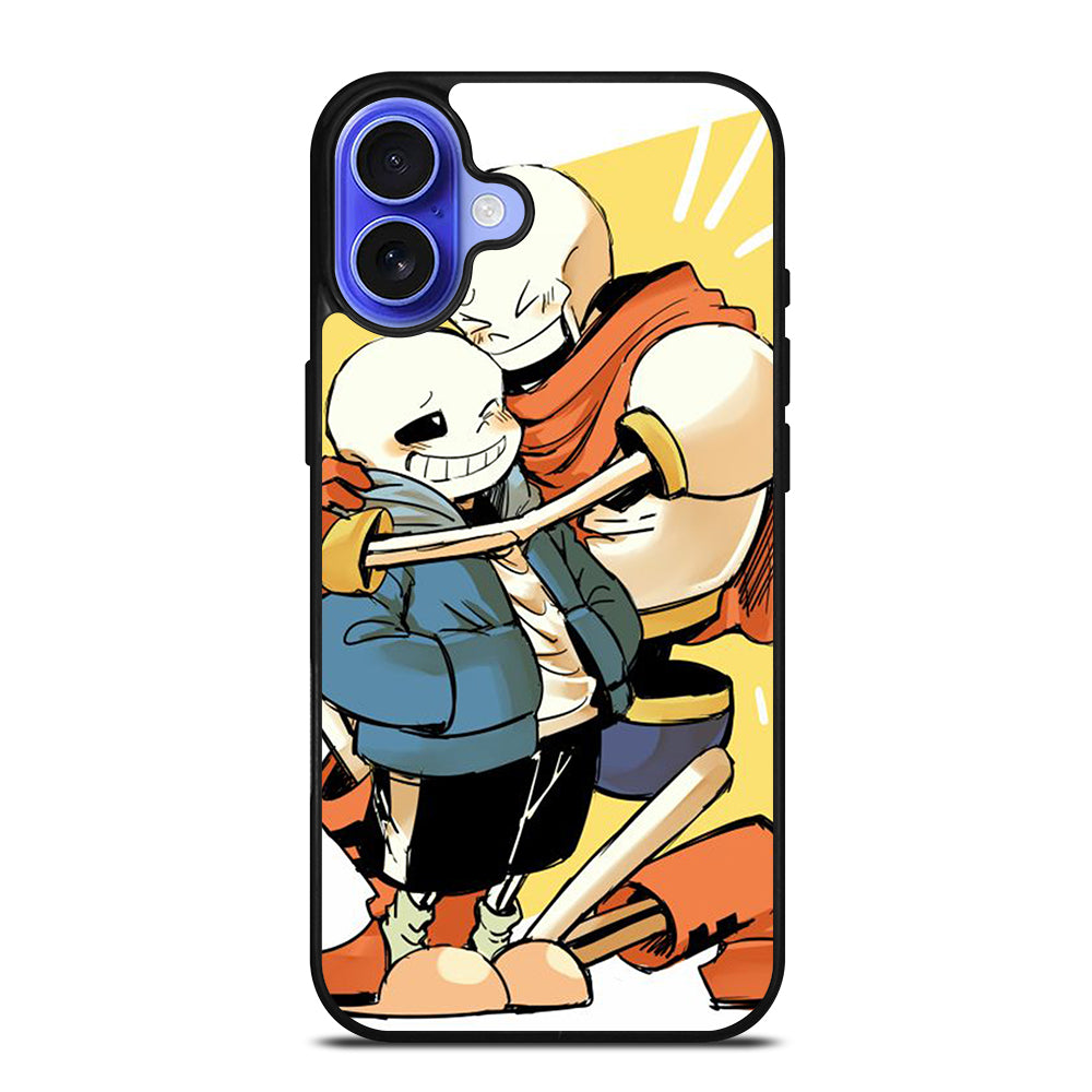 PAPYRUS AND SANS UNDERTALE 3 iPhone 16 Case Cover