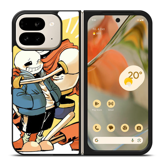 PAPYRUS AND SANS UNDERTALE 3 Google Pixel 9 Pro Fold Case Cover
