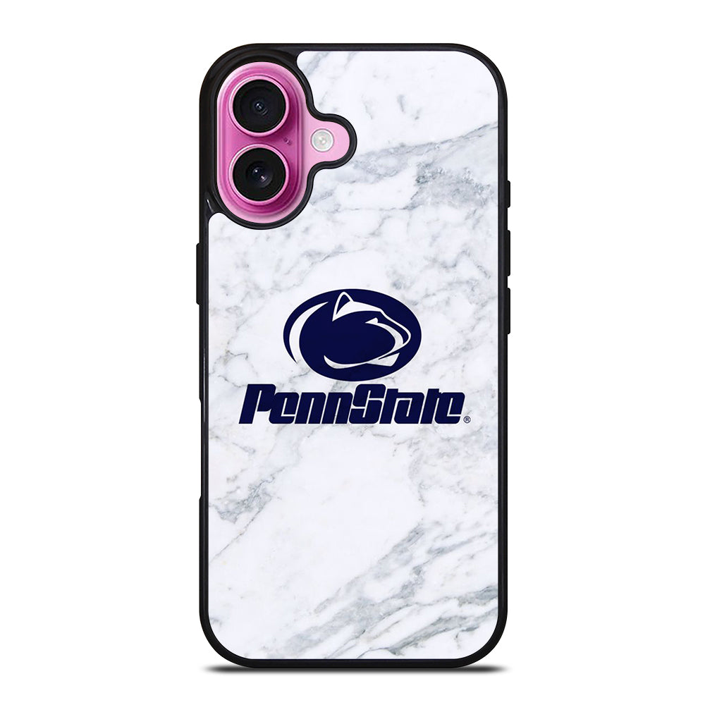 PENN STATE NITTANY LIONS MARBLE LOGO iPhone 16 Plus Case Cover