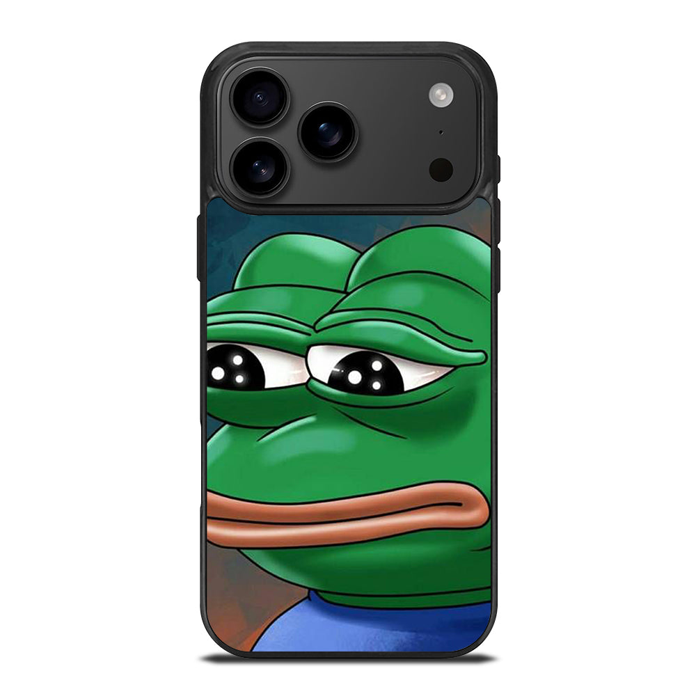 PEPE THE SMUG FROG ART iPhone 17 Pro Max Case Cover