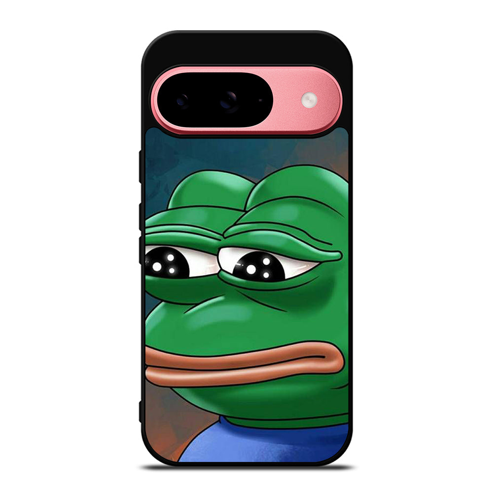 PEPE THE SMUG FROG ART Google Pixel 9 Case Cover