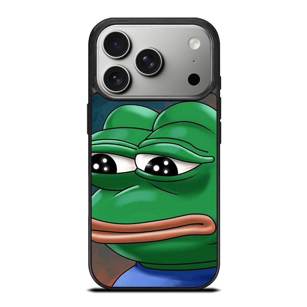 PEPE THE SMUG FROG ART iPhone 17 Pro Case Cover