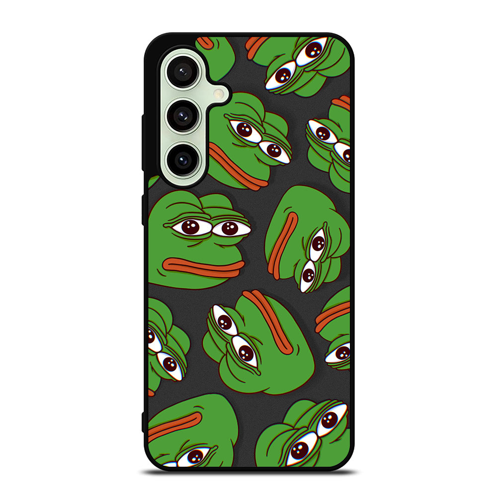 PEPE THE SMUG FROG PATTERN 2 Samsung Galaxy S24 FE Case Cover