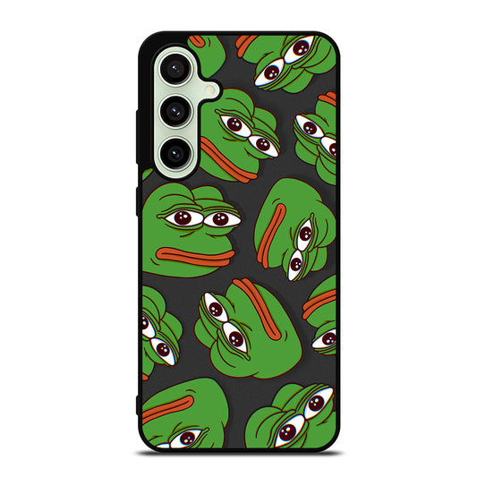 PEPE THE SMUG FROG PATTERN 2 Samsung Galaxy S24 FE Case Cover