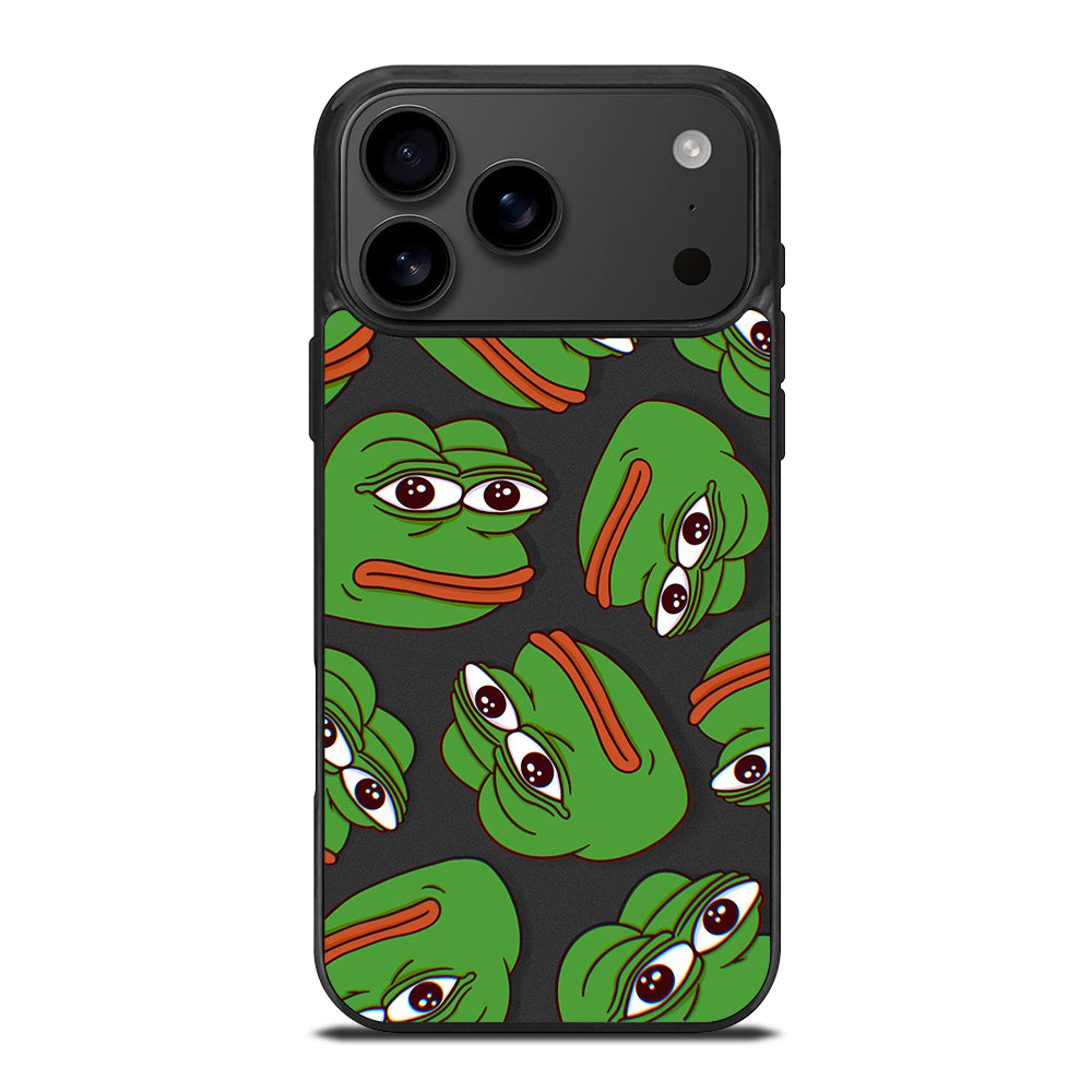 PEPE THE SMUG FROG PATTERN 2 iPhone 17 Pro Max Case Cover