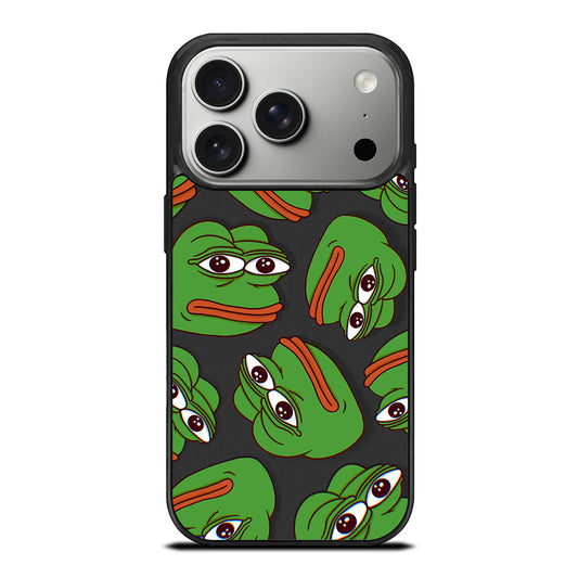 PEPE THE SMUG FROG PATTERN 2 iPhone 17 Pro Case Cover