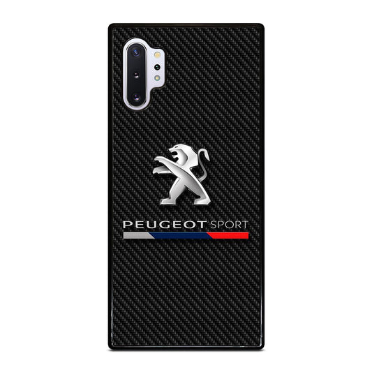 PEUGEOT CARBON CAR LOGO Samsung Galaxy Note 10 Plus Case Cover