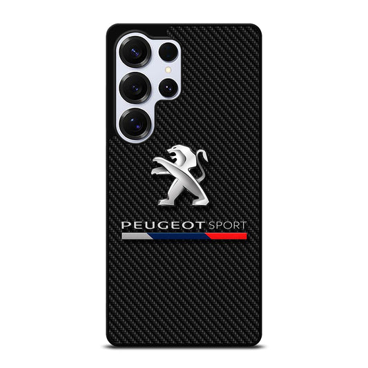 PEUGEOT CARBON CAR LOGO Samsung Galaxy S25 Ultra Case Cover