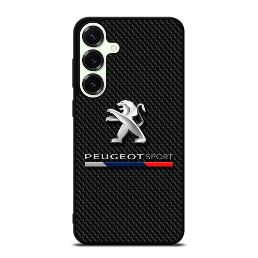 PEUGEOT CARBON CAR LOGO Samsung Galaxy S26 Plus Case Cover