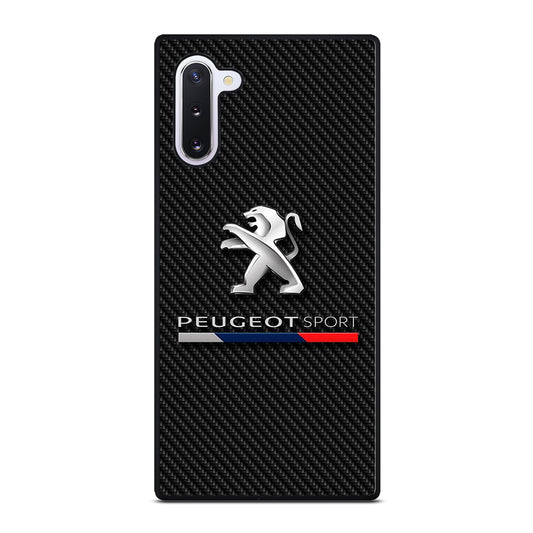 PEUGEOT CARBON CAR LOGO Samsung Galaxy Note 10 Case Cover