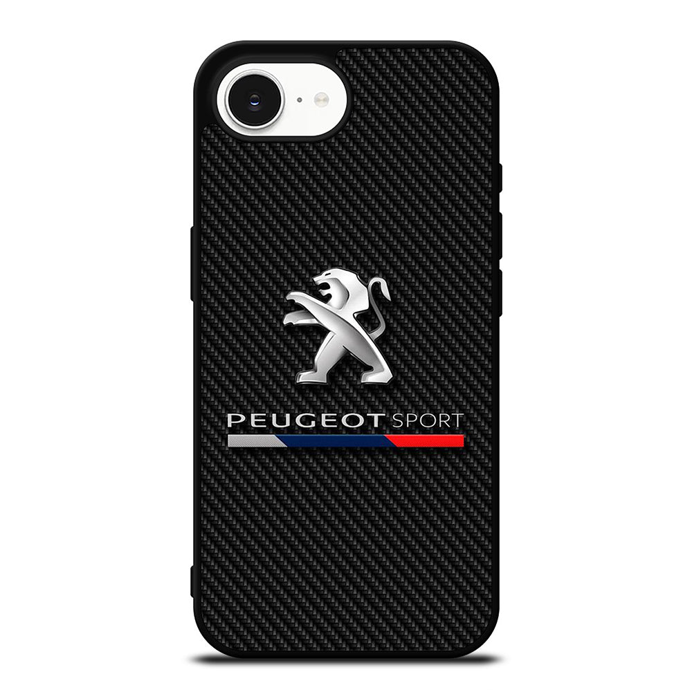 PEUGEOT CARBON CAR LOGO iPhone 16e Case Cover