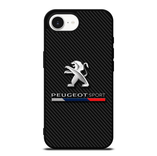 PEUGEOT CARBON CAR LOGO iPhone 16e Case Cover