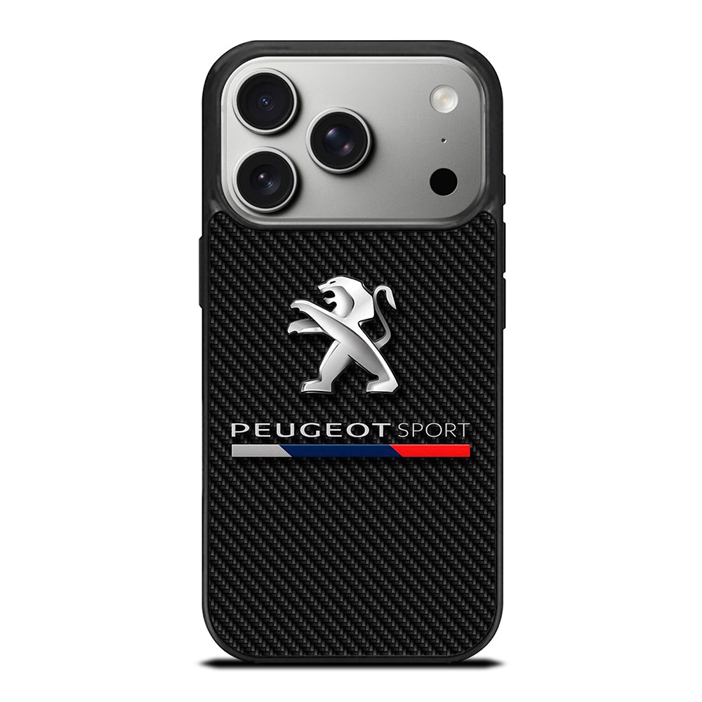 PEUGEOT CARBON CAR LOGO iPhone 17 Pro Case Cover