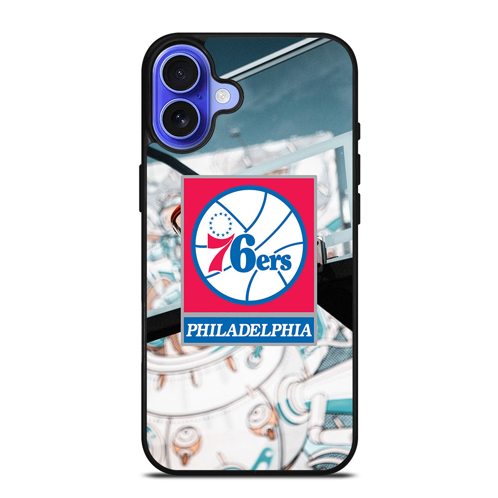 PHILADELPHIA 76ERS BASKETBALL ICON iPhone 16 Case Cover