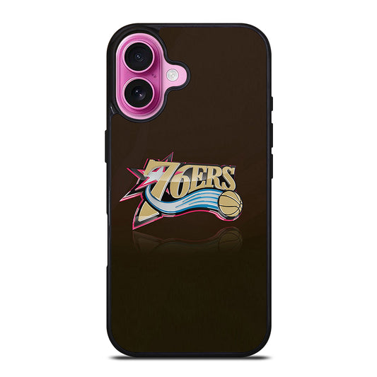 PHILADELPHIA 76ERS LOGO BASKETBALL iPhone 16 Plus Case Cover