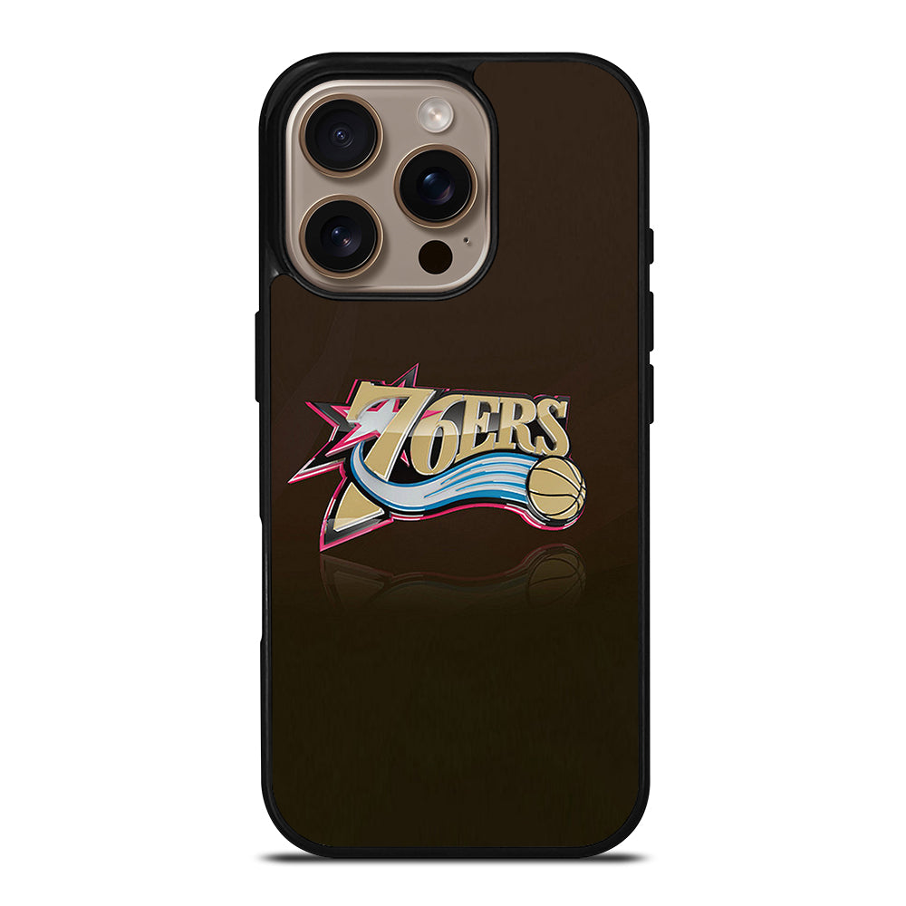 PHILADELPHIA 76ERS LOGO BASKETBALL iPhone 16 Pro Case Cover