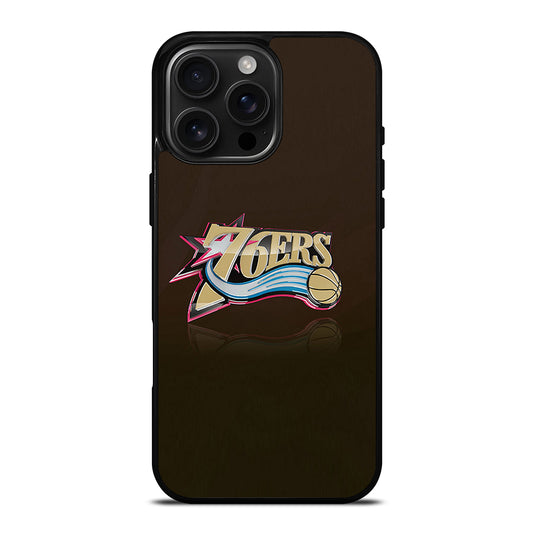 PHILADELPHIA 76ERS LOGO BASKETBALL iPhone 16 Pro Max Case Cover