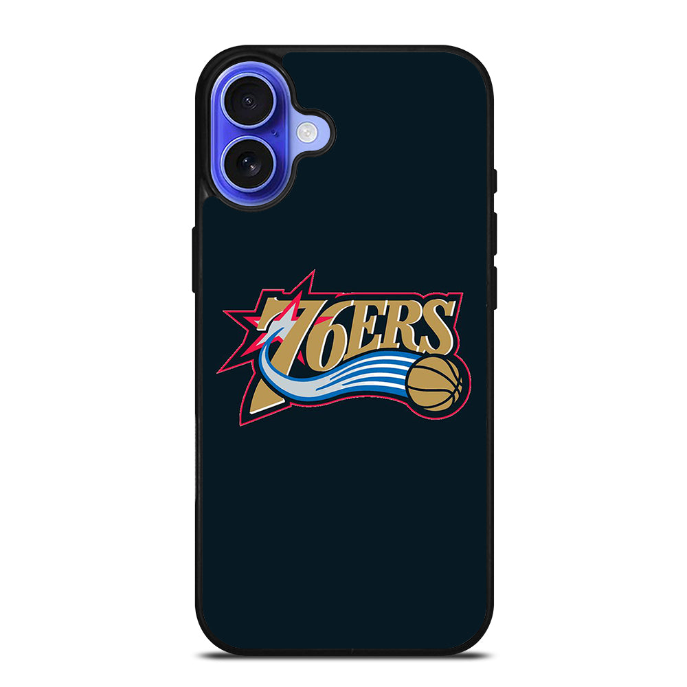 PHILADELPHIA 76ERS NBA ICON 2 iPhone 16 Case Cover