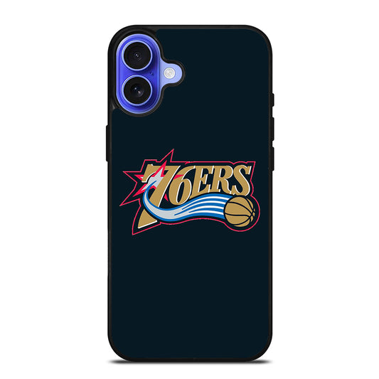 PHILADELPHIA 76ERS NBA ICON 2 iPhone 16 Case Cover