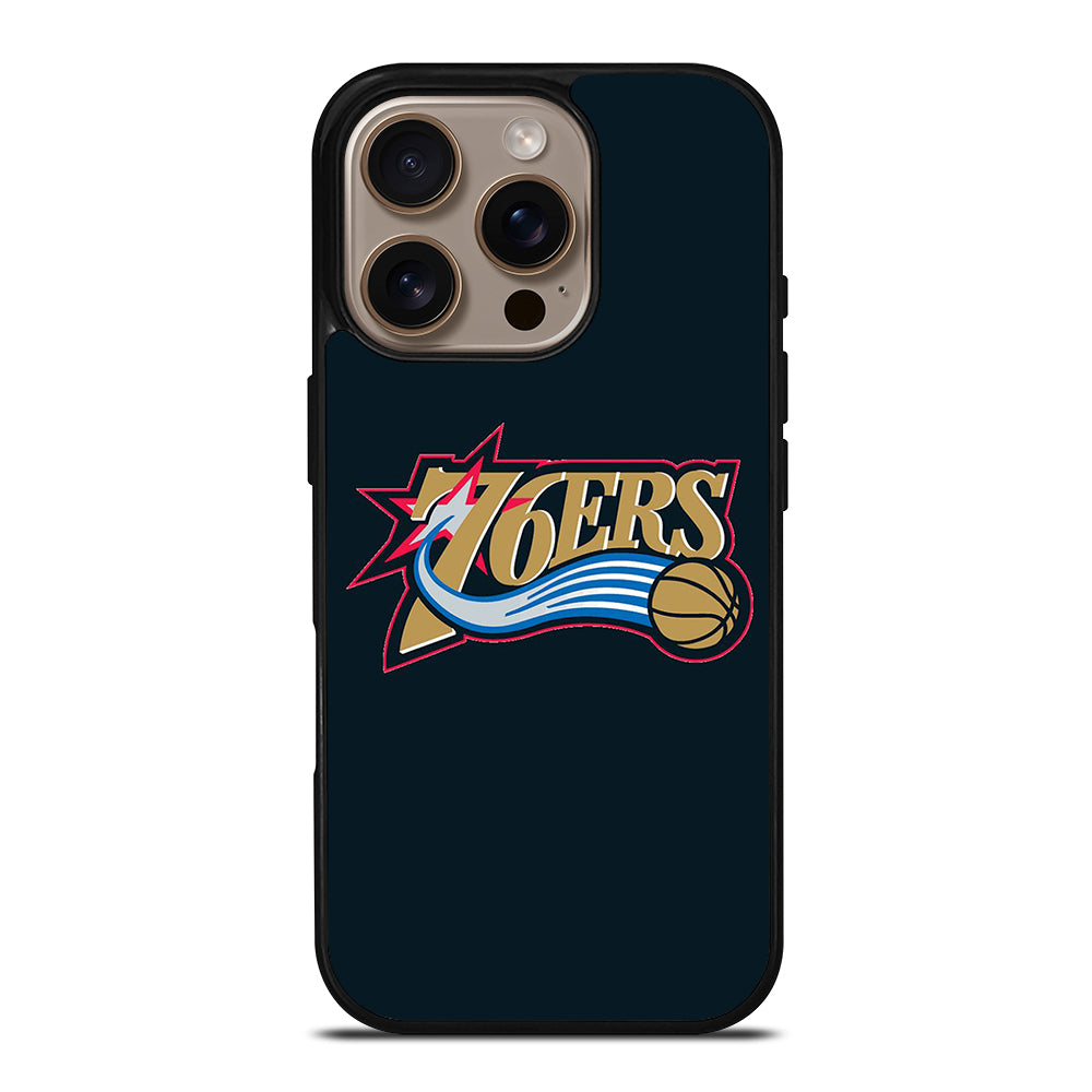 PHILADELPHIA 76ERS NBA ICON 2 iPhone 16 Pro Case Cover