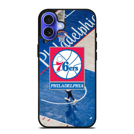 PHILADELPHIA 76ERS NBA LOGO 2 iPhone 16 Case Cover